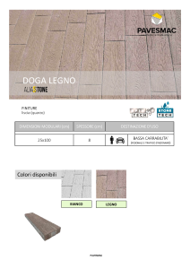 DOGA LEGNO-Scheda tecnica