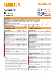 GASBETON EVOLUTION-Scheda tecnica