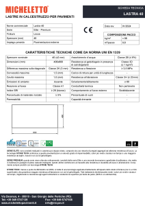 LASTRA 40-Scheda tecnica