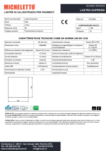 LASTRA SUPREMA-Scheda tecnica