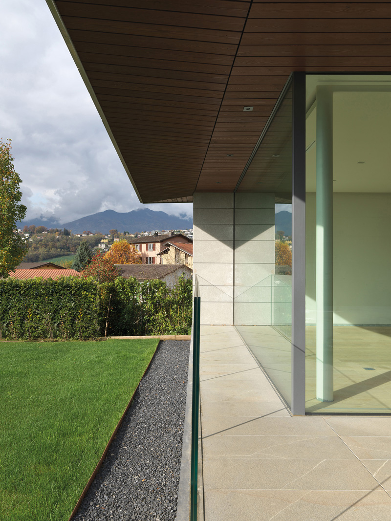 Wooden condominium and concrete base