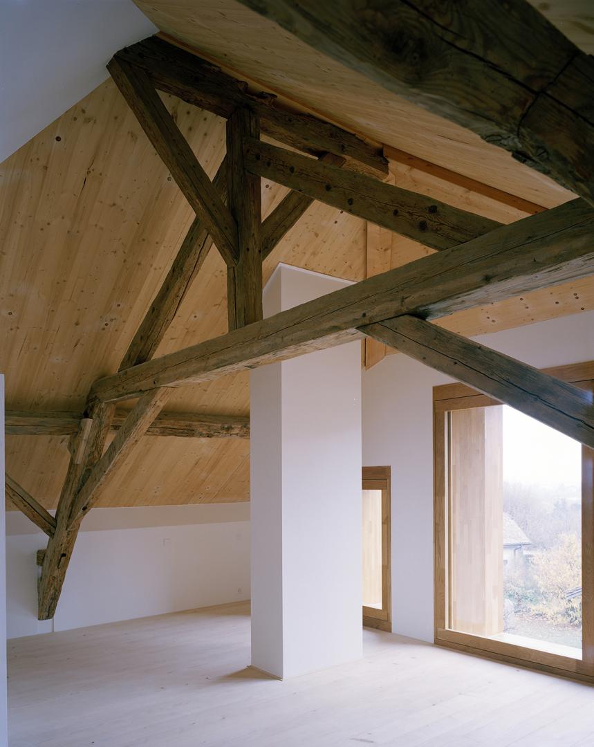 old granary and contemporary architecture