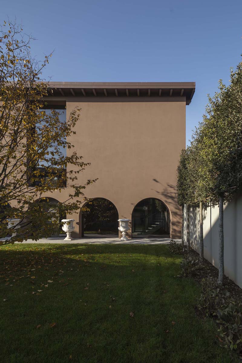 The arches and the new rectangular glass openings