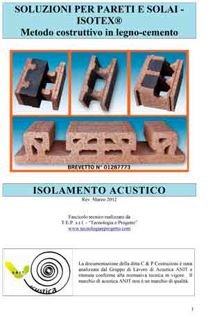 Isotex - fascicolo tecnico isolamento acustico