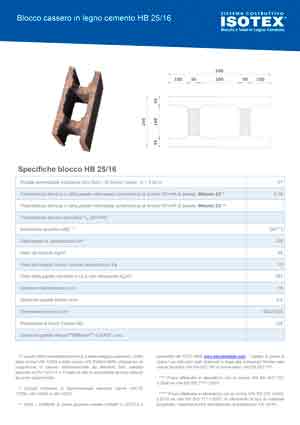 HB 25/16 - scheda tecnica