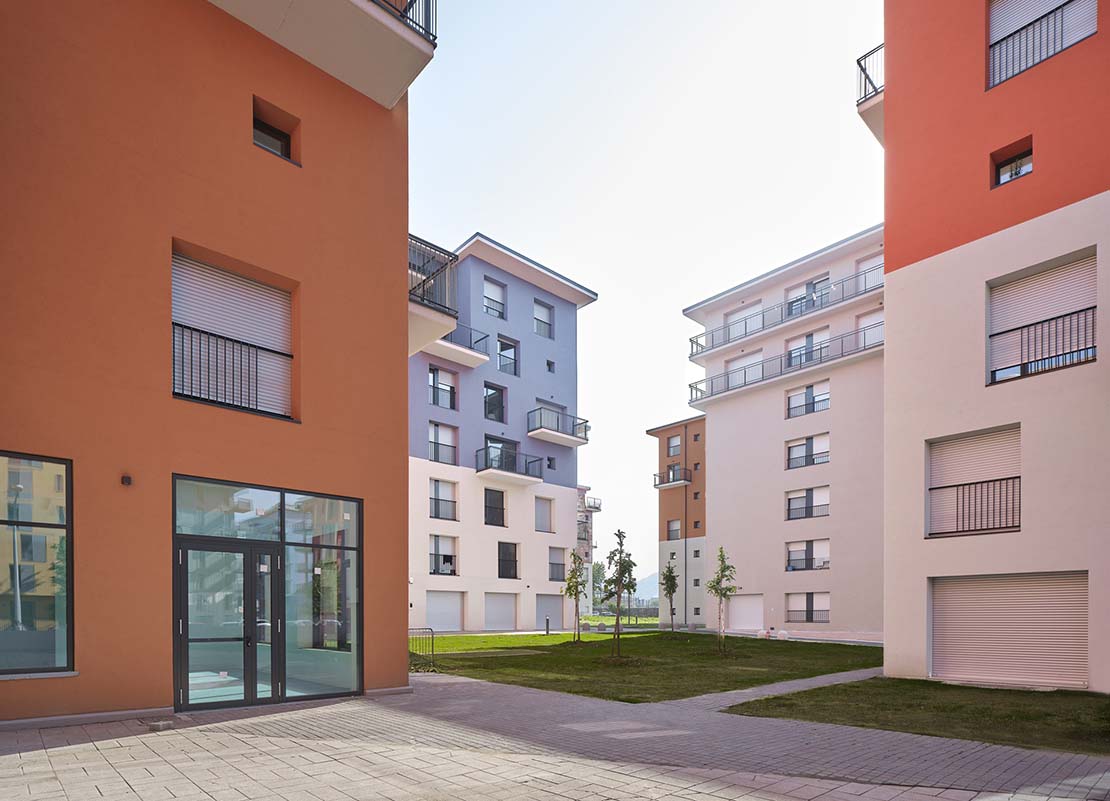 Camplus: student and social housing in the former Olympic Village of Turin