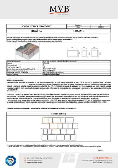 RUSTIC7-FILTRANTE-Scheda tecnica