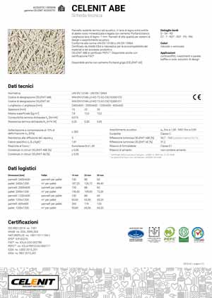 CELENIT ABE - Scheda tecnica