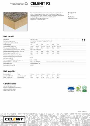 CELENIT-F2-Scheda tecnica