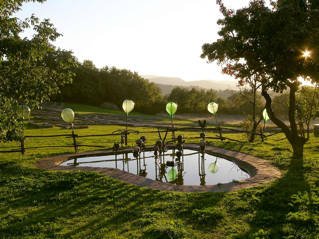 El Jardín de Daniel Spoerri: museo de arte contemporáneo en la naturaleza.