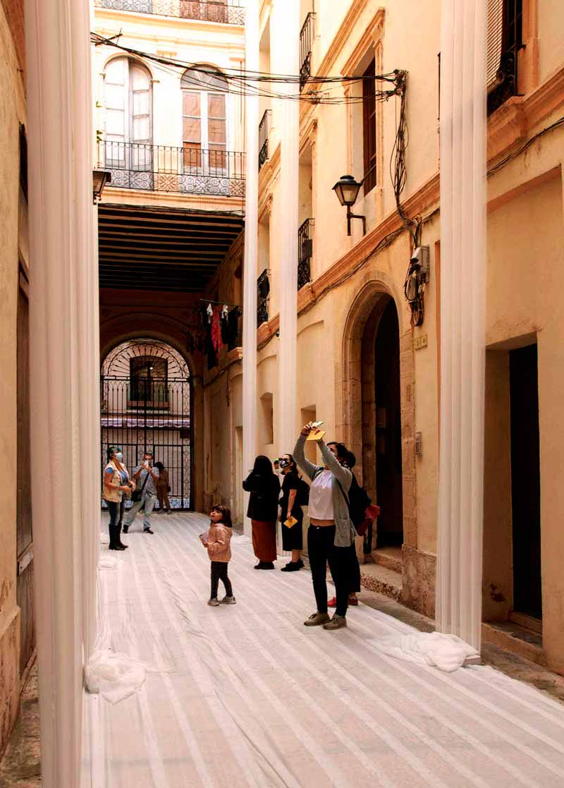 The Ocho Cascadas installation and the