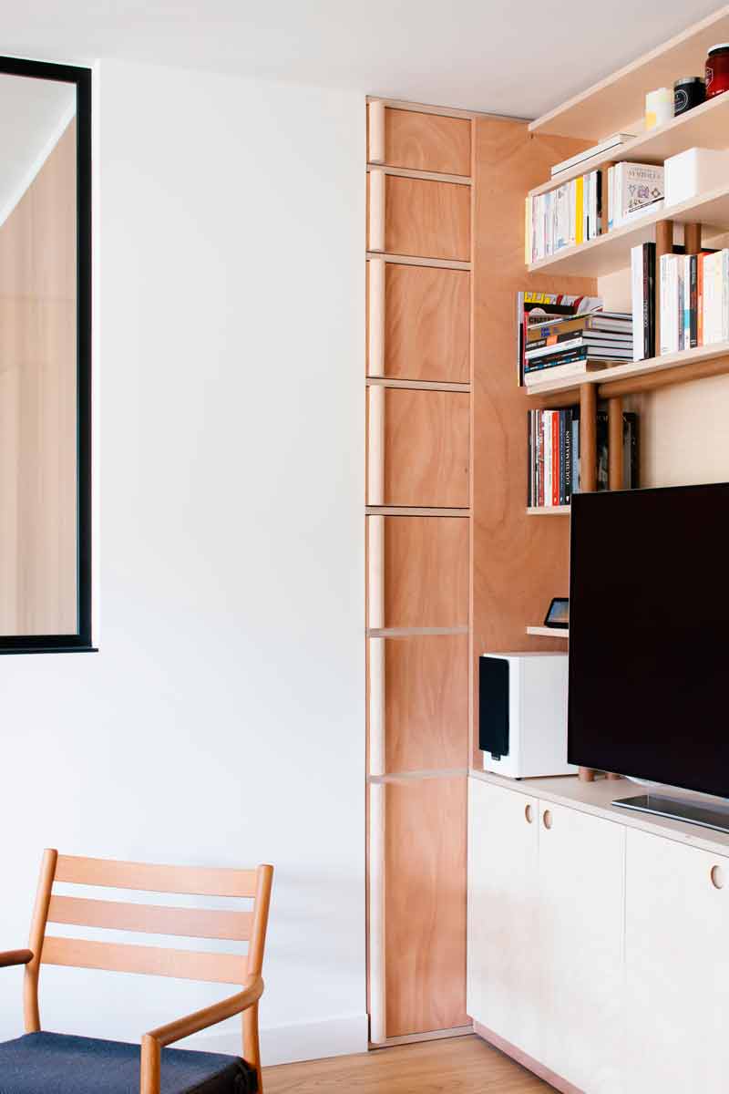 SEGUR flat: light and wood awaken the soul of a Parisian refuge