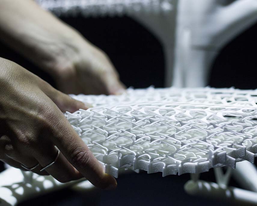 Radiolaria. Chaise imprimée en 3D née de la sagesse de la nature