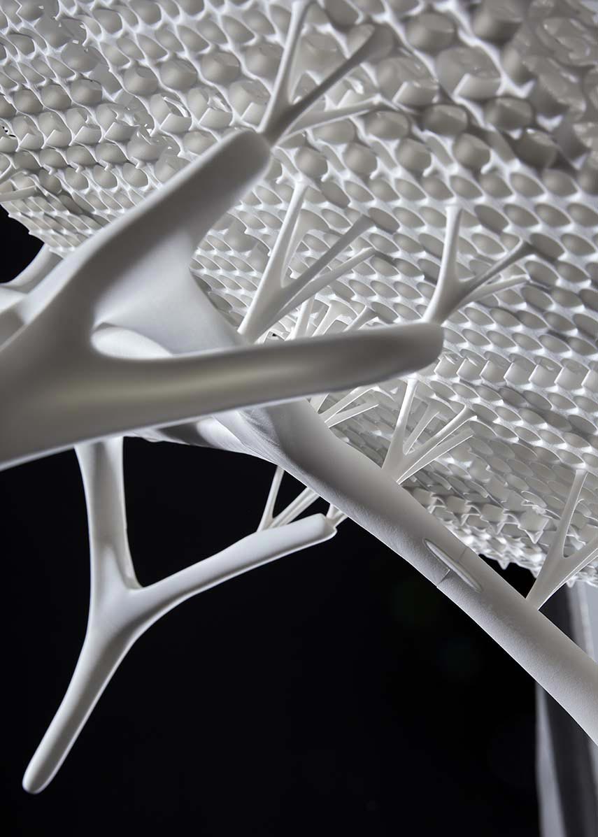 Radiolaria. Chaise imprimée en 3D née de la sagesse de la nature