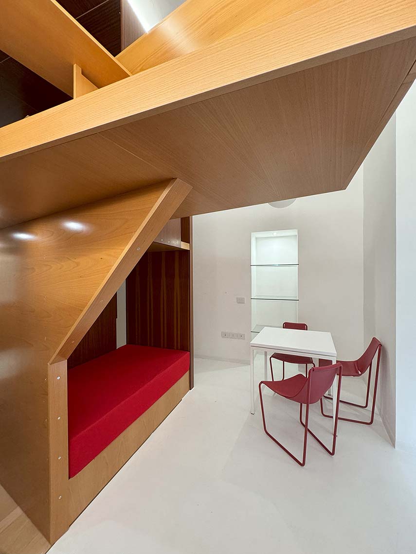 For the writer Angela Panaro, the mini-dwelling The Cube
