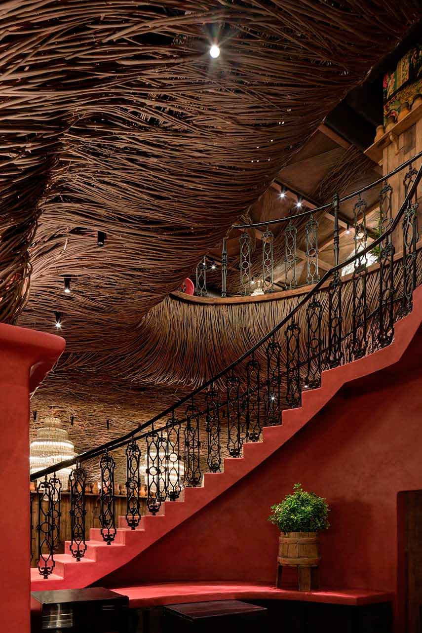 Intriguing and maximalist design at the Odessa restaurant, Mamaliga.