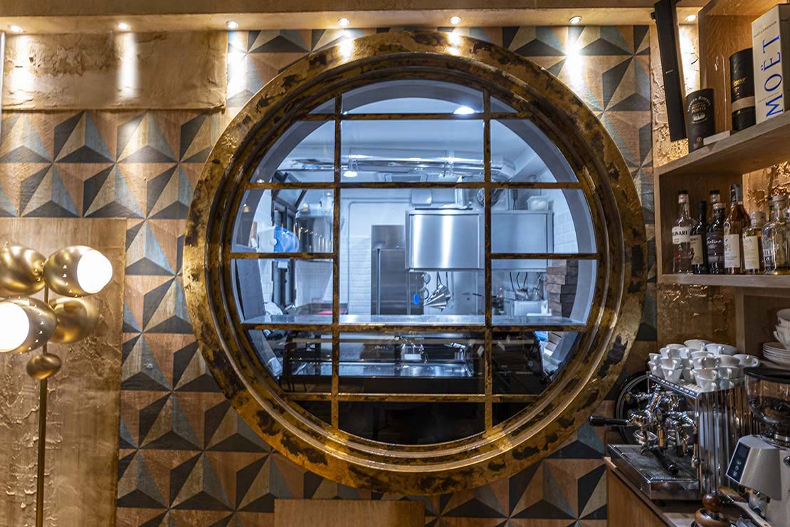 Industrial-chic design for the Al Tredici Sushi Lab restaurant