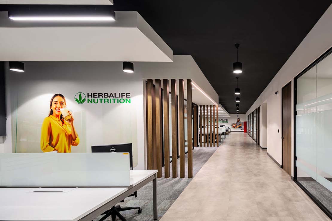 Renewed corporate image with the restyling of Herbalife Nutrition offices