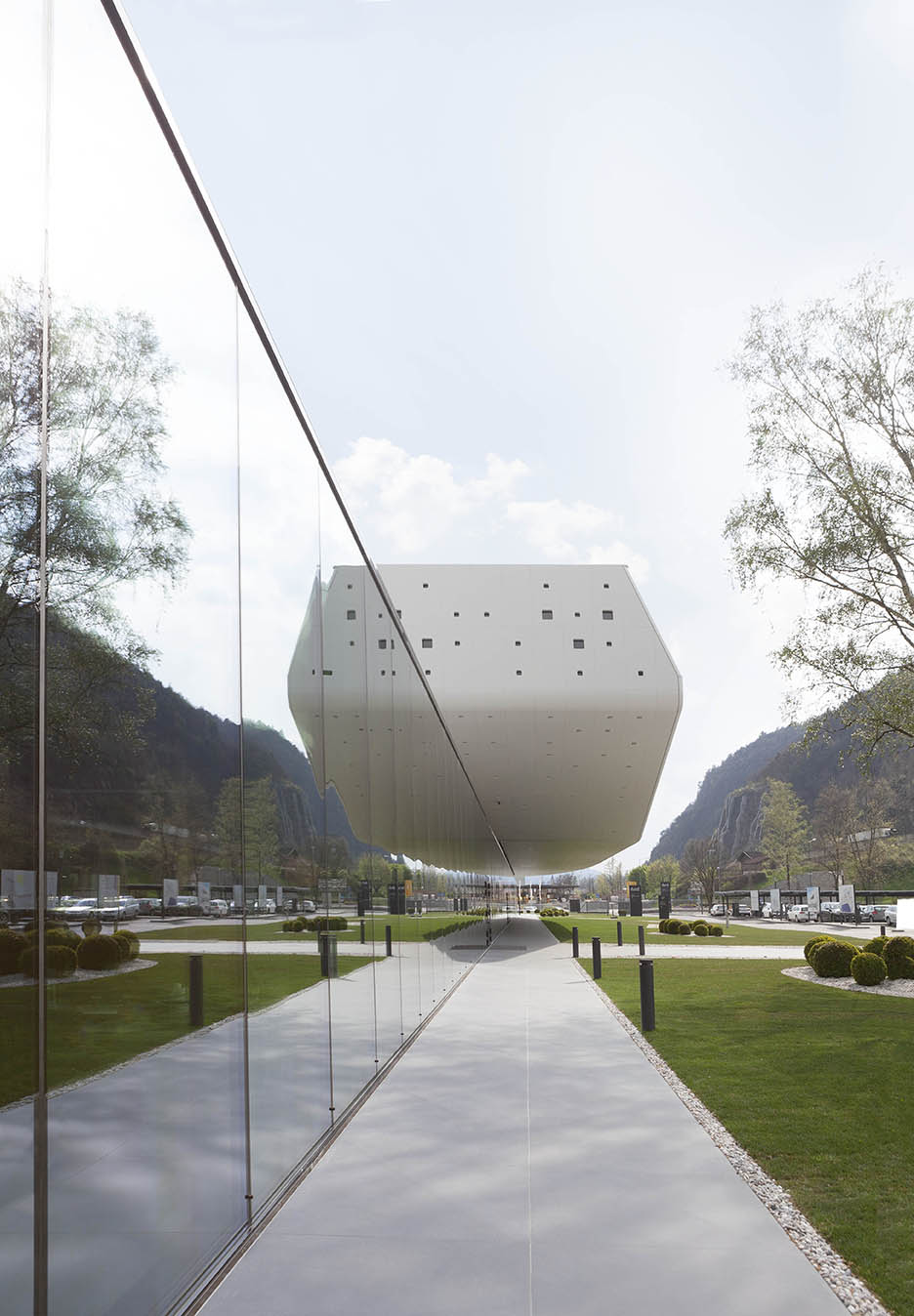 company headquarters Durst facade cladding panels aluminum wall glass