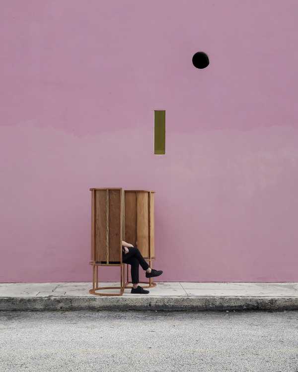 From the Yucatan tradition, the urban furniture to stay close to each other in the new canons of the current collective living