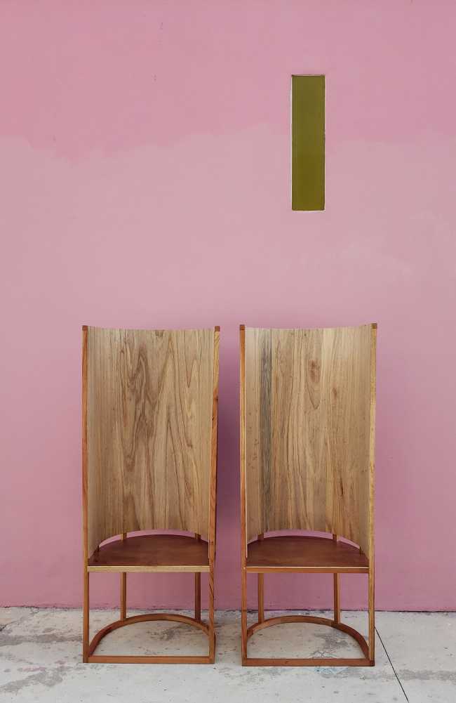 From the Yucatan tradition, the urban furniture to stay close to each other in the new canons of the current collective living