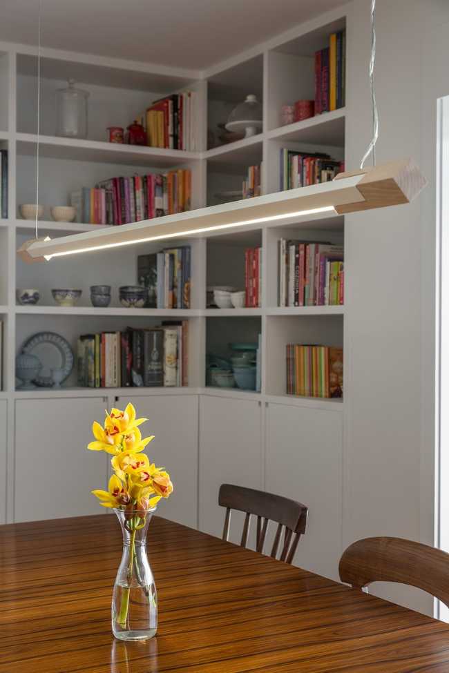 Revised internal structure of a flat. Increased visual communication between rooms