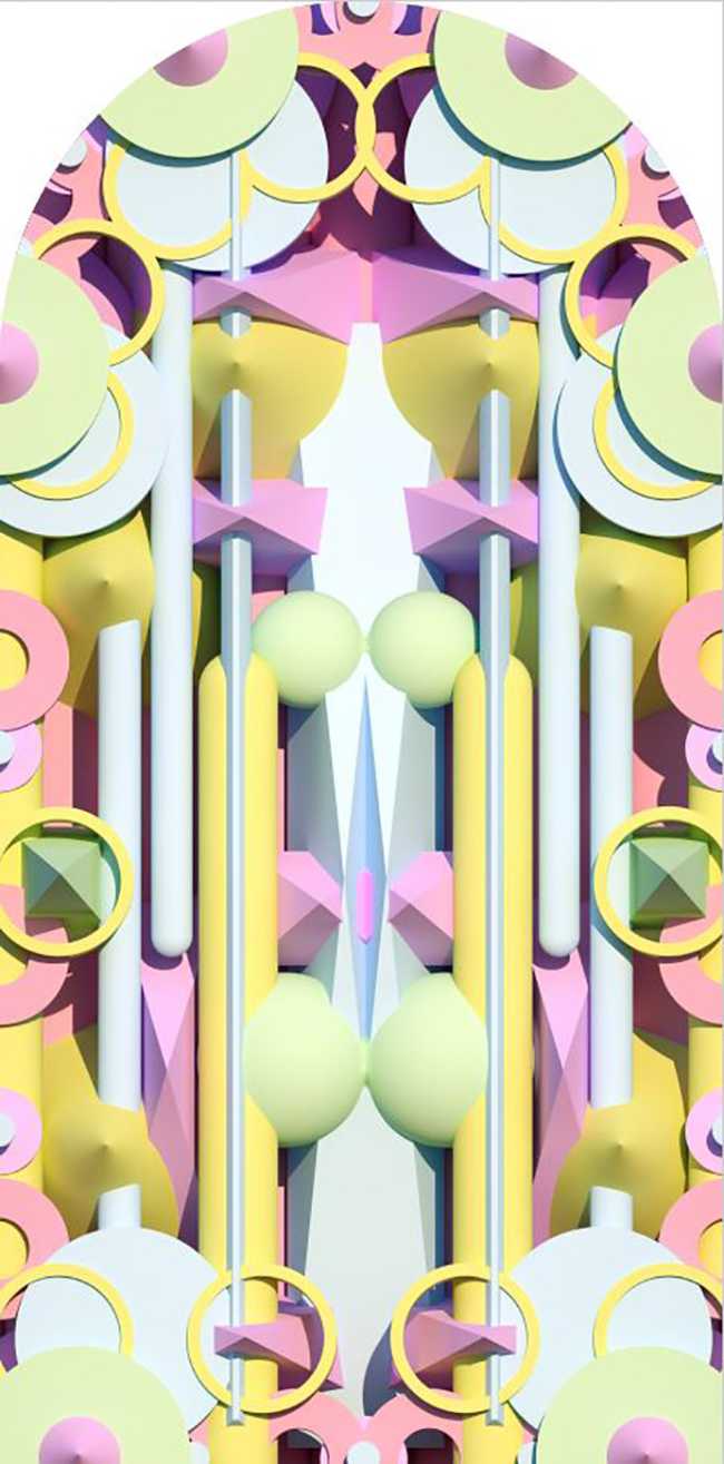 Arc de Blob. Une interaction ludique et colorée entre la réalité physique et virtuelle