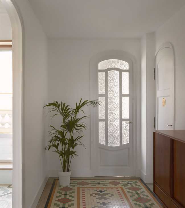 House Cas 8 recovery of original mosaics on the attic in Valencia