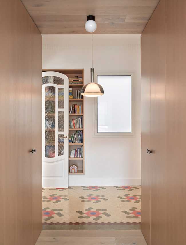 House Cas 8 recovery of the original mosaics of the penthouse in Valencia