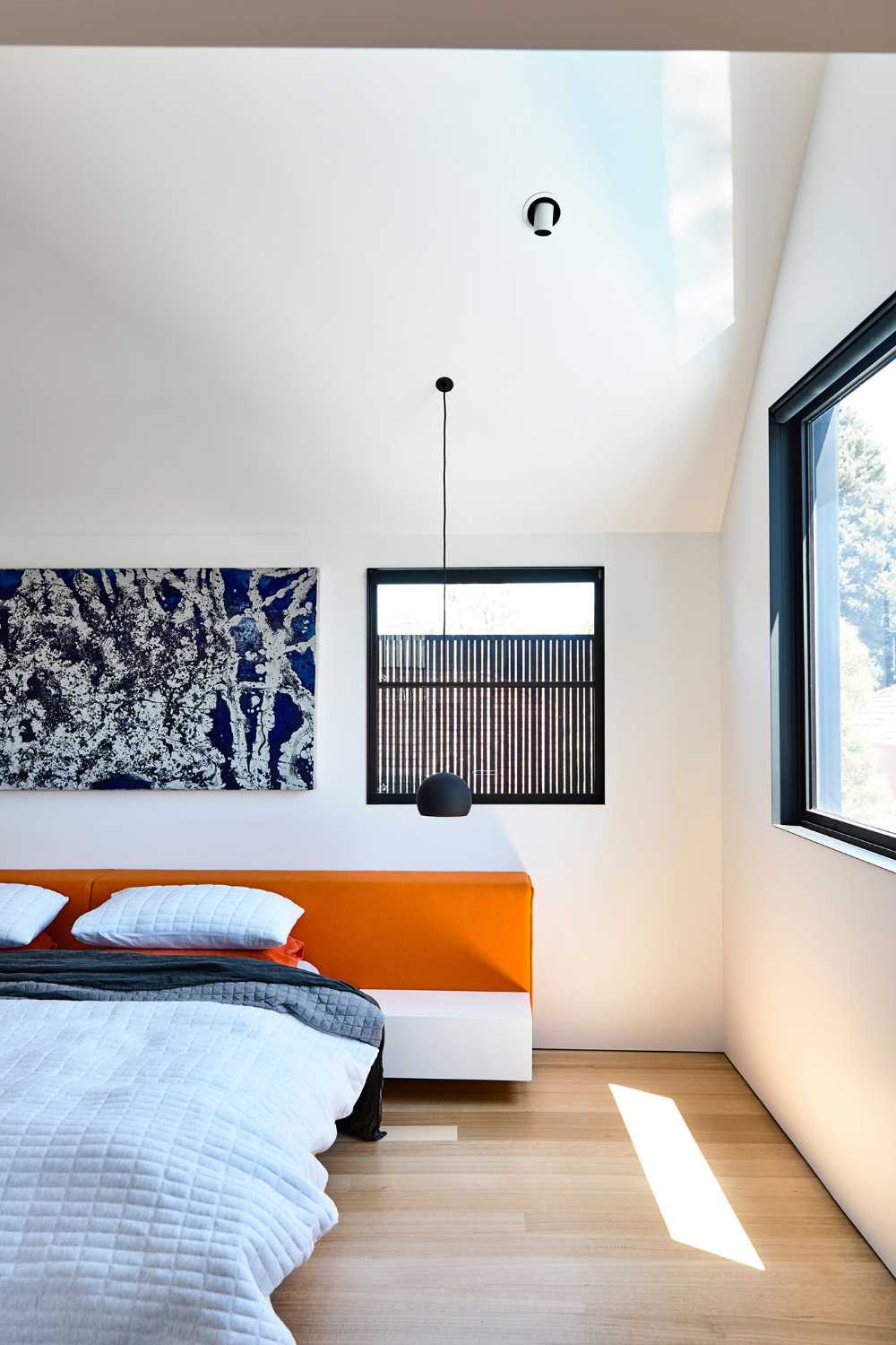 Pure materiality and clean aesthetics for a sculptural home that never forgets to