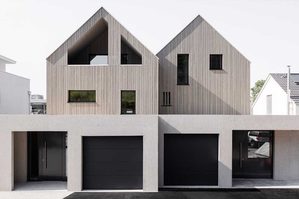 One structure, two dwellings, a stylish and elegant design
