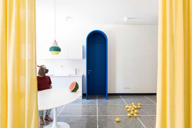 Retroscena Apartment, ironic and pop design in the capital of Rome