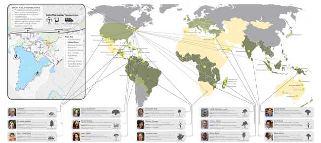 Global Flora Conservatory, a dynamic space brimming with diverse vegetation