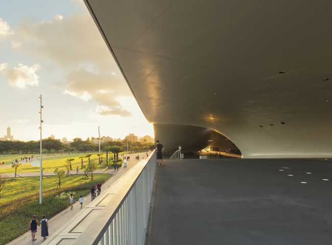 National Kaohsiung Centre for the Arts, a majestic architectural tree enshrines the city's artistic life under its protective canopy