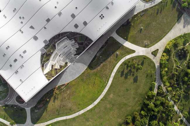 National Kaohsiung Centre for the Arts, a majestic architectural tree enshrines the city's artistic life under its protective canopy