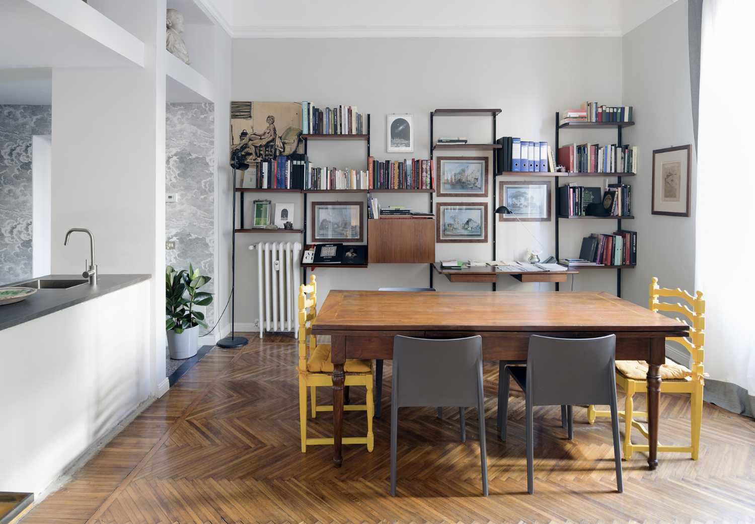 Restyling dell’appartamento Tertulliano a Milano conservandone l’essenza originale