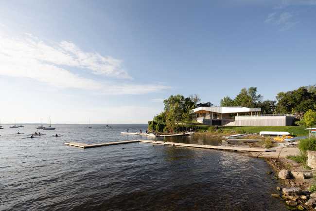 The Baie-de-Valois Nautical Center in Pointe-Claire commemorates Montreal's iconic islands