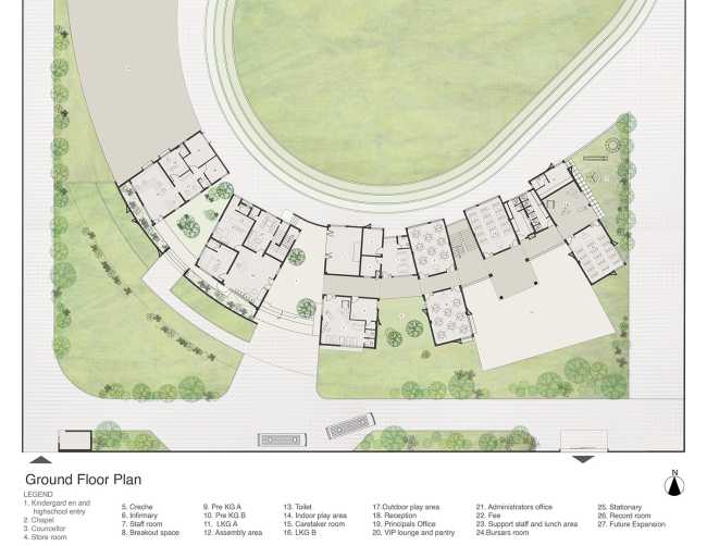 St Martha Bethany Vidyalaya School Phase 1, the ideal constructive envelope for the context