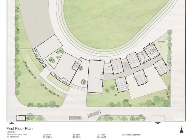 St Martha Bethany Vidyalaya School Phase 1, the ideal constructive envelope for the context