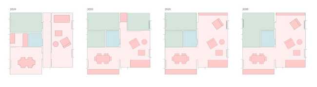 A super space optimization with a flexible layout. RENOVATING Michelet apartment in Paris