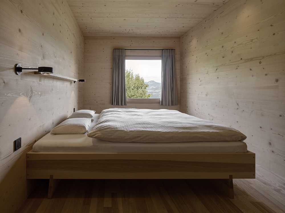 Casa de madera con un dormitorio Stefan
