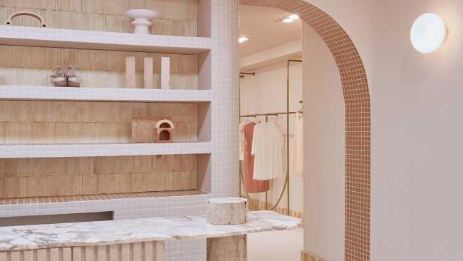 An&Be store in Madrid, where fashion and architecture converse.