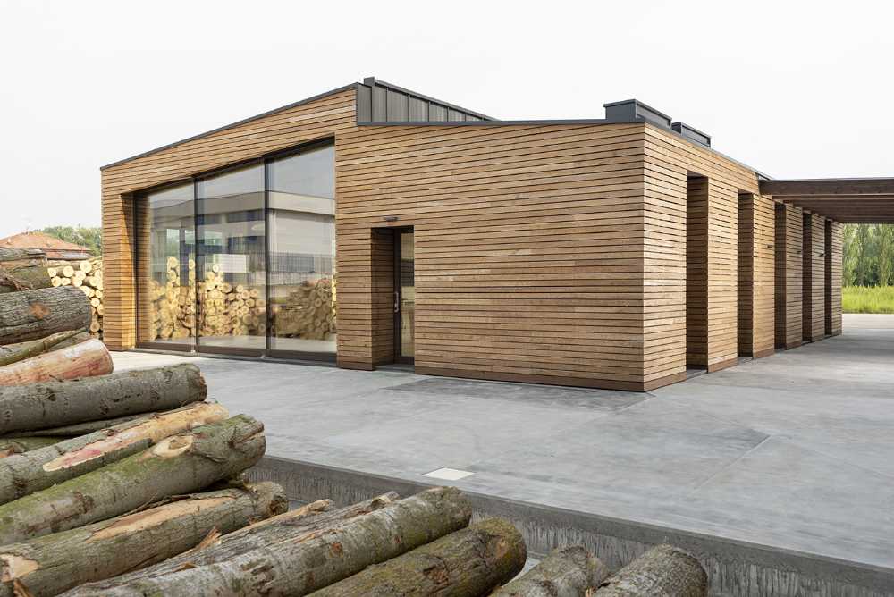Vigolungo Showroom & Offices Channel: technological innovation and sustainable architecture