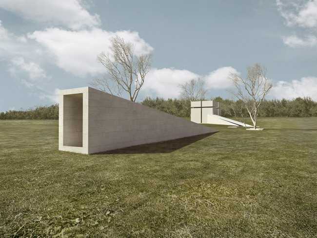 Contemplative space to investigate the contrast between past and present, familiar and unfamiliar. Artsakh Church
