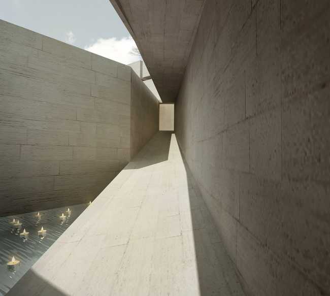 Contemplative space to investigate the contrast between past and present, familiar and unfamiliar. Artsakh Church
