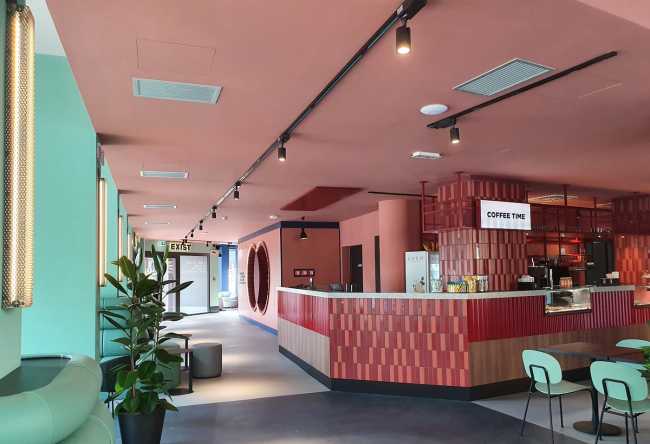 University Campus CX Turin Regina. Neither a simple hotel nor a dormitory, but a space interconnected with the city