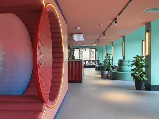 University Campus CX Turin Regina. Neither a simple hotel nor a dormitory, but a space interconnected with the city
