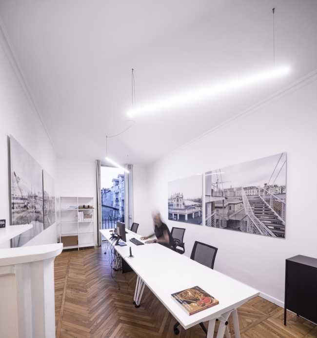 Artea Foundation's operating headquarters. A neutral space as a backdrop to art