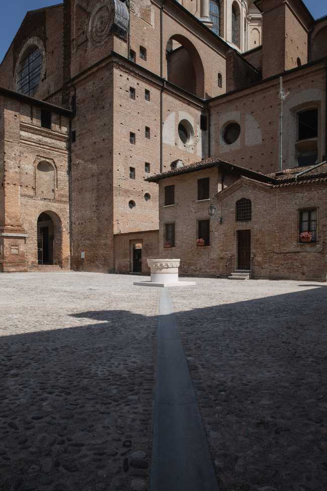Restyling of Piazza Leon Battista Alberti in Mantua. A new unified perception to read the signs of time