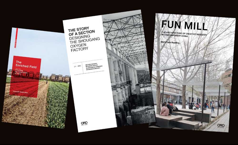 Three new books on Chinese urbanization, large-scale design, and contemporary architectural trends.
